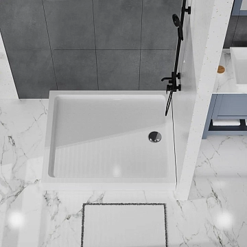 Поддон для душа BelBagno TRAY-BB-AH-120/100-15-W 120x100  - фото 3