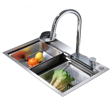 Мойка кухонная Abber Wasser Kreis AF2194 хром 