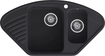 Мойка кухонная GranFest Eco-14 93x50 черная 