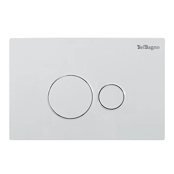 Кнопка смыва BelBagno BB082BL белая глянцевая 