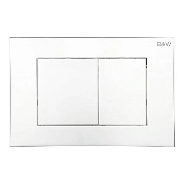 Кнопка смыва Black&amp;White Universe WPI-09533 bright chrome 