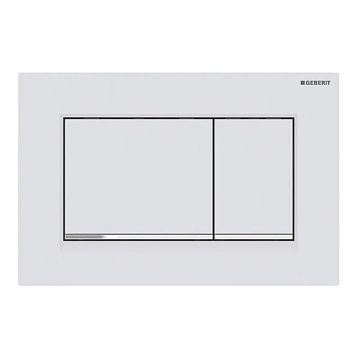 Кнопка смыва Geberit Sigma 30 115.883.JT.1 белая матовая, хром 
