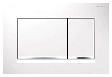 Кнопка смыва Geberit Sigma 30 115.883.KJ.1 белая, хром 