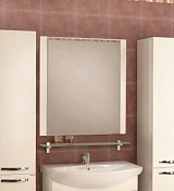 Зеркало Aquaton Ария 80 белое , изображение 2
