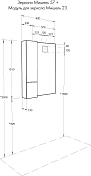 Зеркало Aquaton Мишель 57 1A253902MIX40 , изображение 5
