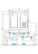 Зеркало Aquaton Сакура 120 1A249702SKW80 , изображение 3