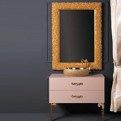 Фото Зеркало Armadi Art NeoArt Rose 85 золото