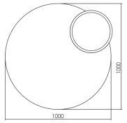 Зеркало Azario Satellit 100 , изображение 4