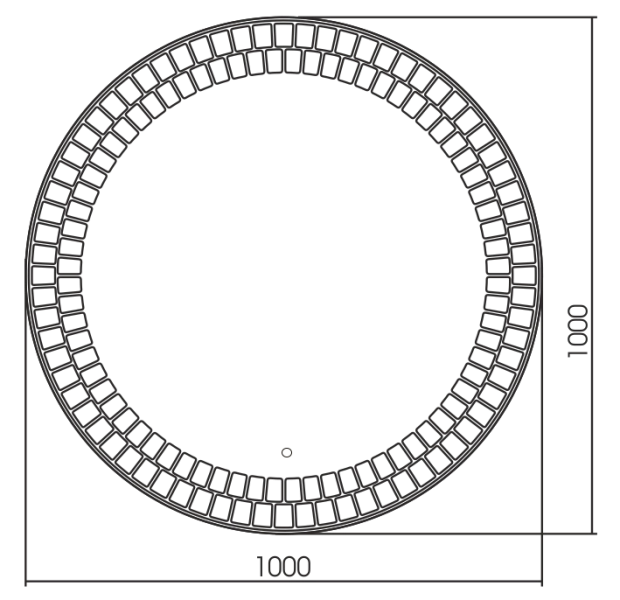 Зеркало Azario Армада 100 , изображение 6