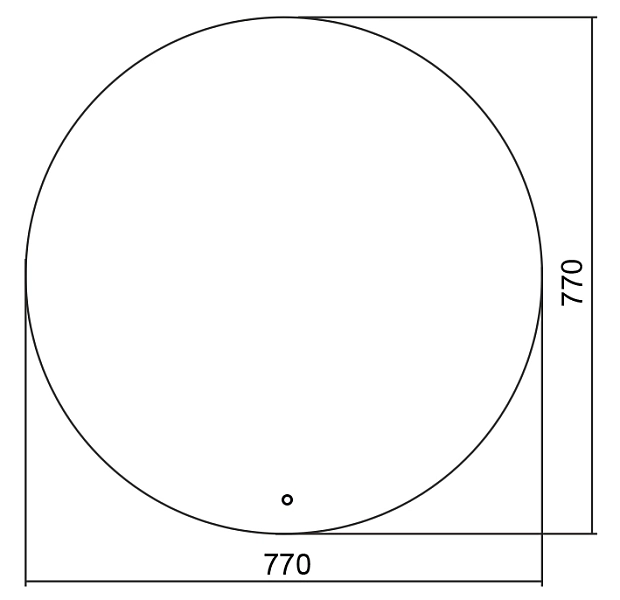 Зеркало Azario Саванна 77 , изображение 5