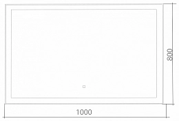Зеркало Azario Сантана 100 , изображение 4