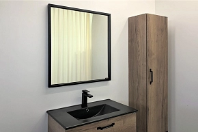 Фото Зеркало Comforty Бредфорд 75 черный