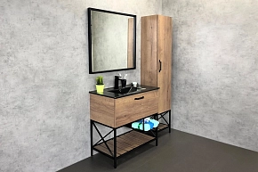 Фото Зеркало Comforty Бредфорд 90 черный