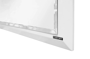 Фото Зеркало Comforty Империя 120 белый глянец