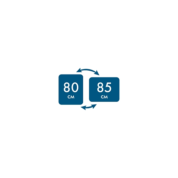 Зеркало Dreja Kvadro 80 с подсветкой , изображение 5