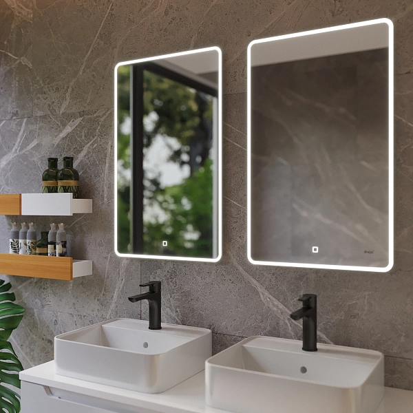 Зеркало Dreja Point 50 c подсветкой , изображение 8