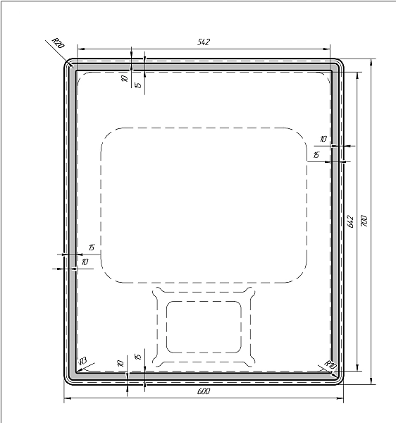 Зеркало Dreja Tiny 60 с подсветкой , изображение 3