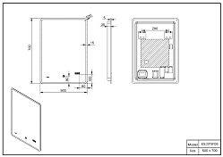 Зеркало Esbano ES-2073 FDS , изображение 3