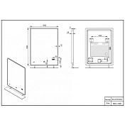 Зеркало Esbano ES-2073HDSA 60 , изображение 2