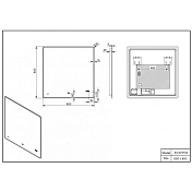 Зеркало Esbano ES-2073TDS 80 , изображение 2