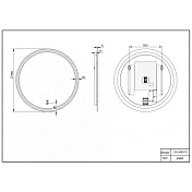 Изображение Зеркало Esbano ES-2481FD 68 Зеркало Esbano ES-2481FD 68 , изображение 2