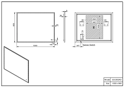 Зеркало Esbano ES-2632 KD , изображение 3