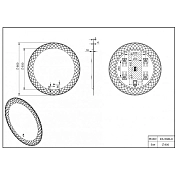 Изображение Зеркало Esbano ES-3596LD 80 Зеркало Esbano ES-3596LD 80 , изображение 3