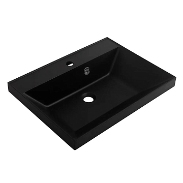 Мебельная раковина BelBagno BB600/450-LV-ART-AST-NERO 60 см 