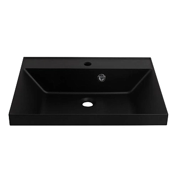 Мебельная раковина BelBagno BB600/450-LV-ART-AST-NERO 60 см  - фото 3