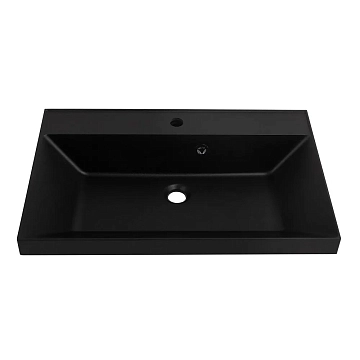 Мебельная раковина BelBagno BB700/450-LV-ART-AST-NERO 70 см  - фото 3