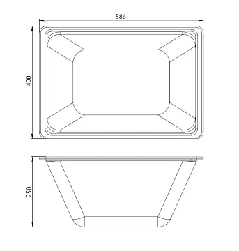 Контейнер для ванны AM.PM Gem W90A-070-070W-C с крышкой  - фото 3