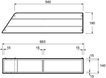 Ступени для ванны Jacob Delafon Bain-Douche Neo 160 E6D001-00  - фото 4