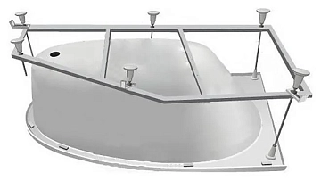 Каркас для ванны Azario Paolina AV0073170K 170 см 