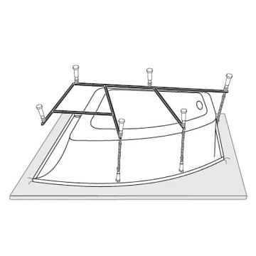 Каркас для ванны Vagnerplast 160x105 VPK160105 