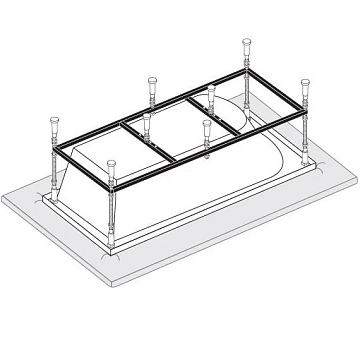 Каркас для ванны Vagnerplast 190x90 VPK19090 