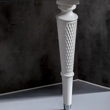 Ножки для мебели Armadi Art Vallessi Avantgarde Denti белые 45,5 см  - фото 2