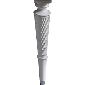 Ножки для мебели Armadi Art Vallessi Avantgarde Denti белые 45,5 см 