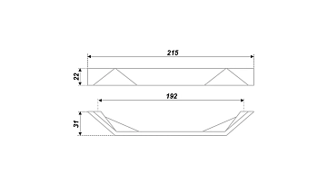 Ручка для мебели BelBagno Aurora RS268CP.4/192 хром  - фото 2