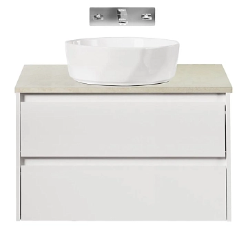Столешница BelBagno без отверстия под смеситель KEP-80-MCO-W0 Marmo Crema Opaco  - фото 3