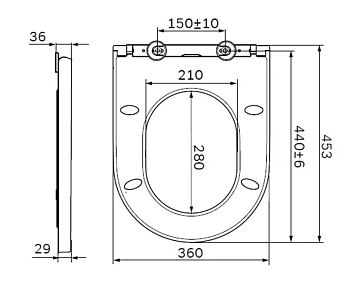 Крышка-сиденье AM.PM Spirit 2.0 C707858WH с микролифтом  - фото 3
