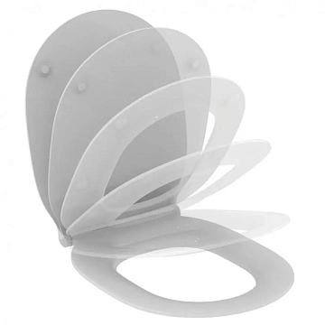 Крышка-сиденье Ideal Standard Connect Air E036601 с микролифтом, петли хром  - фото 3