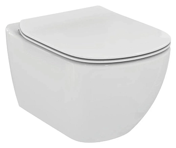 Крышка-сиденье Ideal Standard Tesi T352701 с микролифтом, петли хром  - фото 3