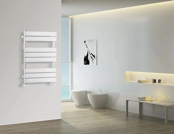 Полотенцесушитель водяной Boheme Venturo 50x80 белый  - фото 2