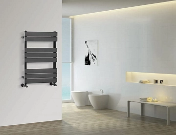 Полотенцесушитель водяной Boheme Venturo 50x80 черный  - фото 2