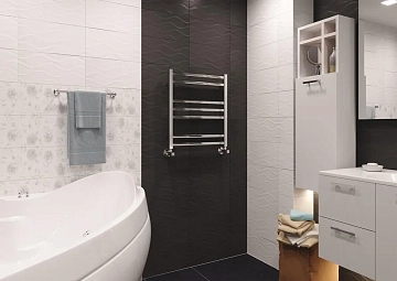 Полотенцесушитель водяной Lemark Unit  П7 50x60, хром  - фото 3