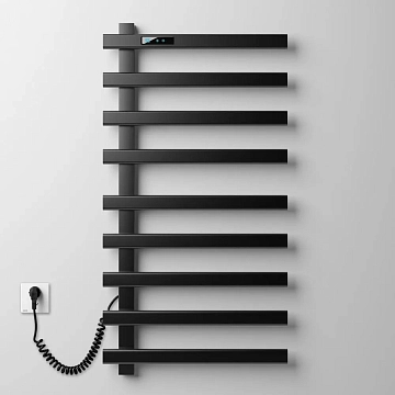 Полотенцесушитель электрический Black&amp;White Universe N-355В-I 48x92 черный  - фото 2