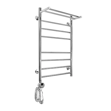 Полотенцесушитель электрический Domoterm Медея 50x80 L с полкой  - фото 2