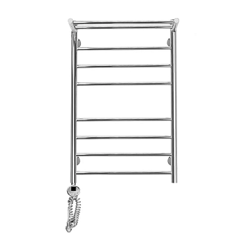 Полотенцесушитель электрический Domoterm Медея 50x80 L с полкой 