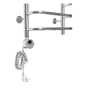 Полотенцесушитель электрический Domoterm Стефано П5 40x50 L хром  - фото 3