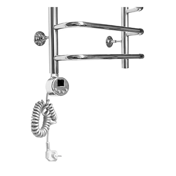Полотенцесушитель электрический Domoterm Стефано П7 40х70 L хром  - фото 3